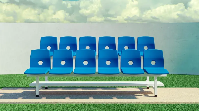 Gradas móviles 12 asientos con ruedas